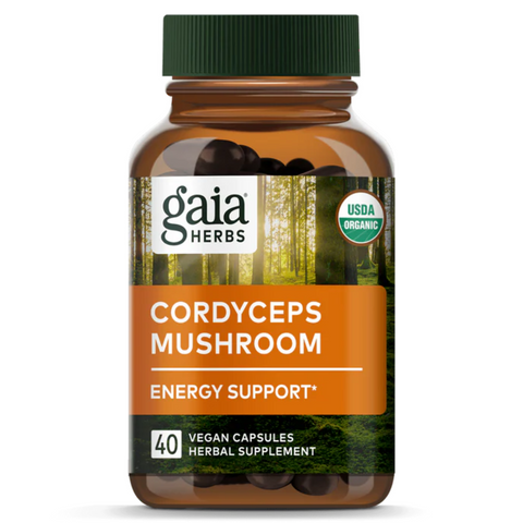 Cordyceps Mushroom 40s Capsules | Gaia Herbs