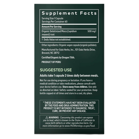 Maca Root | Gaia Herbs