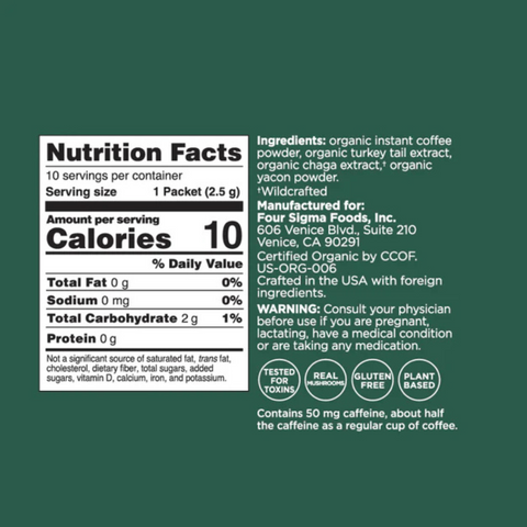 Gut Health Organic Coffee (Instant) | Four Sigmatic