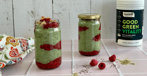 Chia puddings three ways