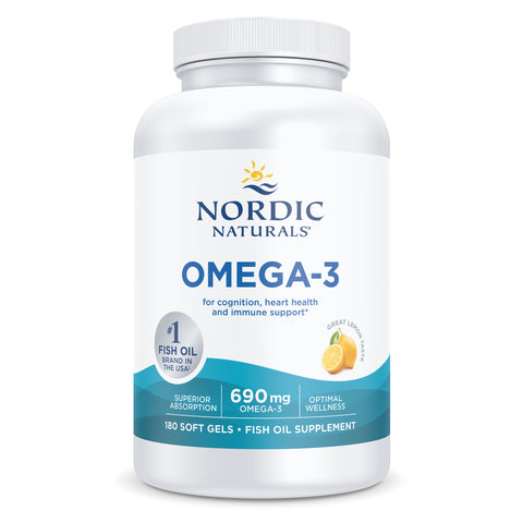 Nordic Naturals Omega-3 Softgels 180s | Nordic Naturals