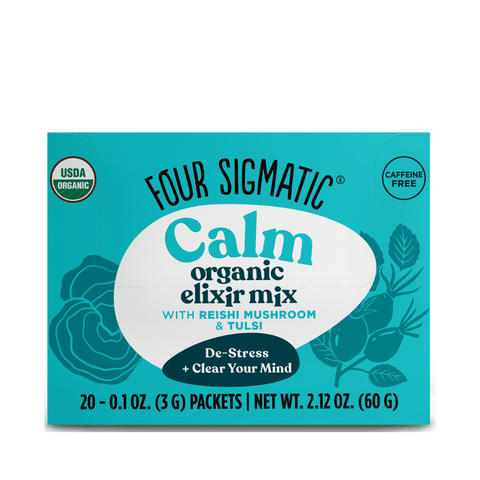Calm Organic Elixir Mix 20 sachets Powder Bitter + Earthy | Four Sigmatic