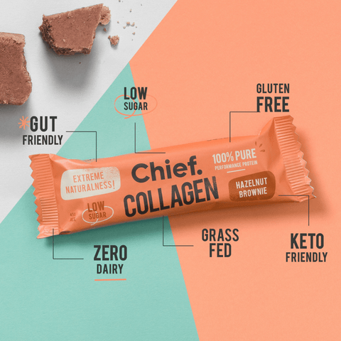 Chief Collagen Protein Bar (12 bars) | Chief Nutrition