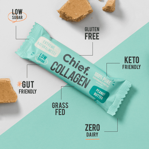 Chief Collagen Protein Bar (12 bars) | Chief Nutrition
