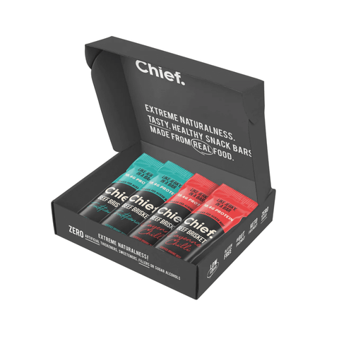 Beef Bar Sampler (4 bars) 4 bars Bar | Chief Nutrition