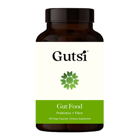 Gut Food Prebiotics + Fibre 120s Capsules | Gutsi