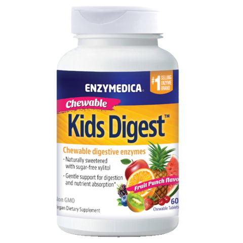 Kids Digest™ 60s Chewable tablets Fruit Punch | Enzymedica