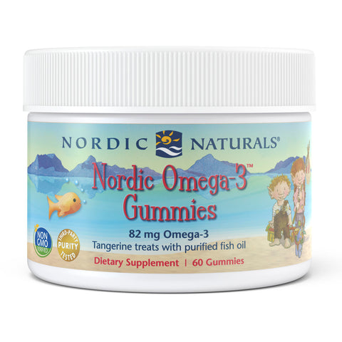 Nordic Omega-3 Gummies 60s Gummies Tangerine | Nordic Naturals