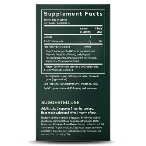 SleepThru® | Gaia Herbs