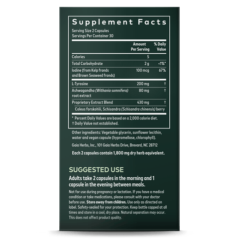 Thyroid Support | Gaia Herbs