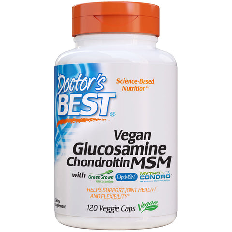 Vegan Glucosamine Chondroitin MSM 120s Capsules | Doctors Best