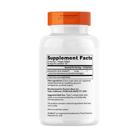 Astaxanthin with AstaReal® | Doctors Best