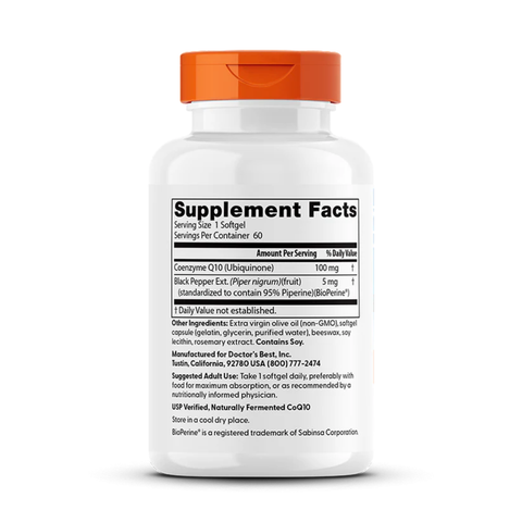 High Absorption CoQ10 with Bioperine | Doctors Best