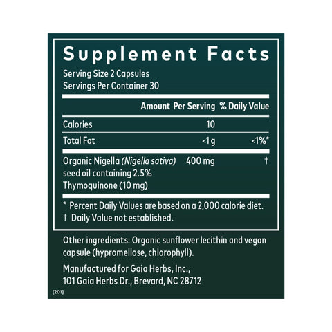 Black Seed Oil | Gaia Herbs