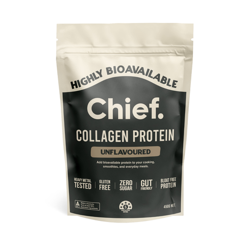 Collagen Protein Powder 450g Unflavoured Powder | Chief Nutrition