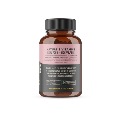 Organic Beef Organs | Chief Nutrition