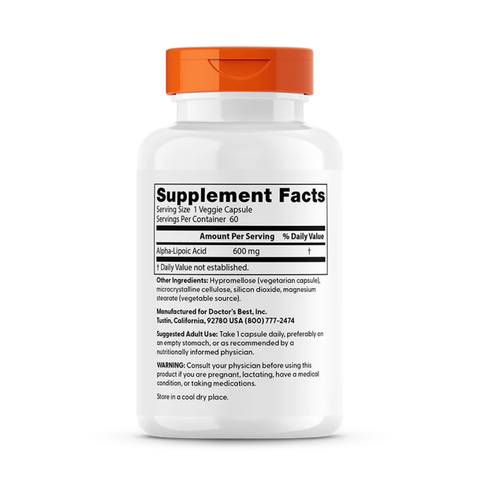 Alpha-Lipoic Acid 600 | Doctors Best