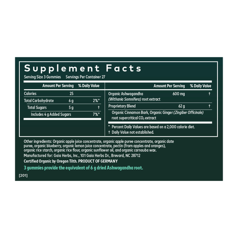 Ashwagandha Gummies | Gaia Herbs