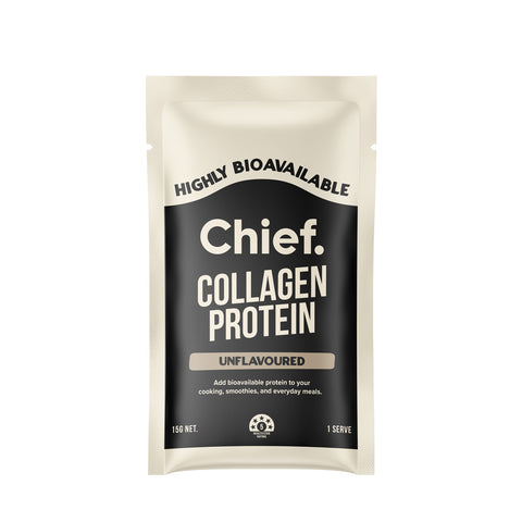Collagen Protein (10 sachets) Unflavoured 15 g Powder | Chief Nutrition
