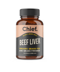 Organic Beef Liver 120s Capsules | Chief Nutrition