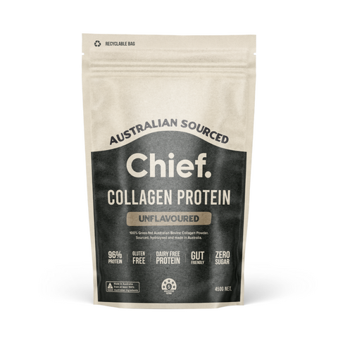 Collagen Protein Powder 450g Unflavoured | Chief Nutrition