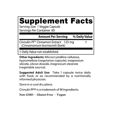 Cinnamon Extract with Cinnulin PF® | Doctors Best