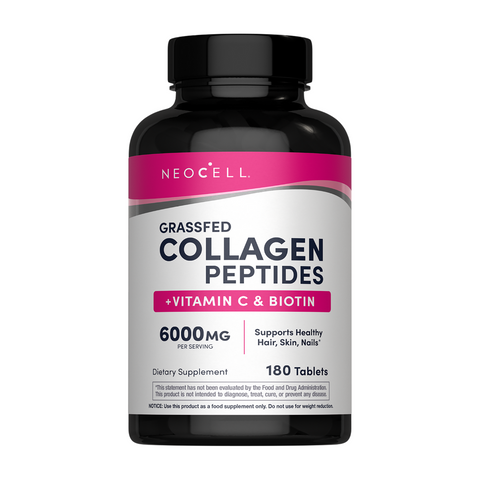 Grassfed Collagen peptides + Vitamin C & Biotin 180s | NeoCell