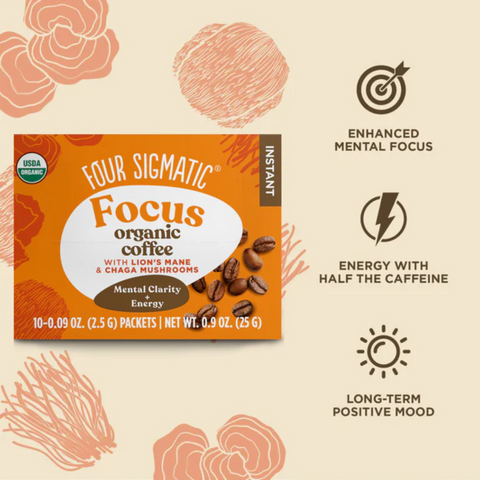 Focus Organic Coffee (Instant) | Four Sigmatic