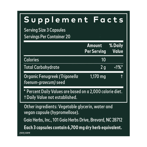 Fenugreek Seed | Gaia Herbs