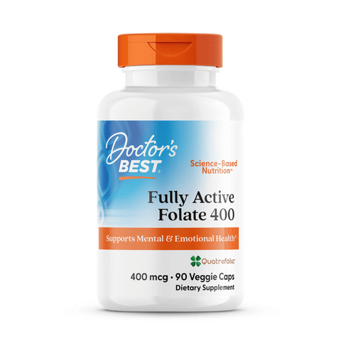 Fully Active Folate with Quatrefolic® 90s Capsules | Doctors Best