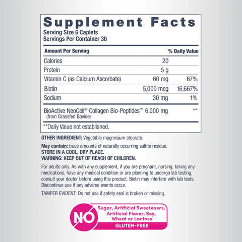 Grassfed Collagen peptides + Vitamin C & Biotin | NeoCell