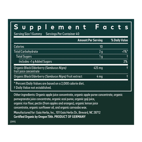 GaiaKids® Black Elderberry Kids Daily Gummies | GaiaKids