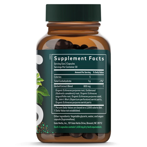 Echinacea Goldenseal | Gaia Herbs