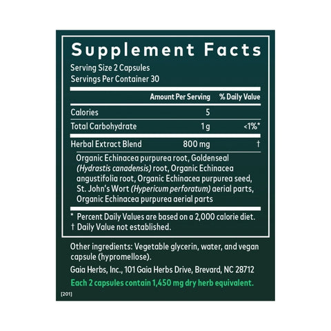 Echinacea Goldenseal | Gaia Herbs