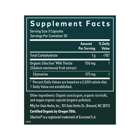 Milk Thistle | Gaia Herbs