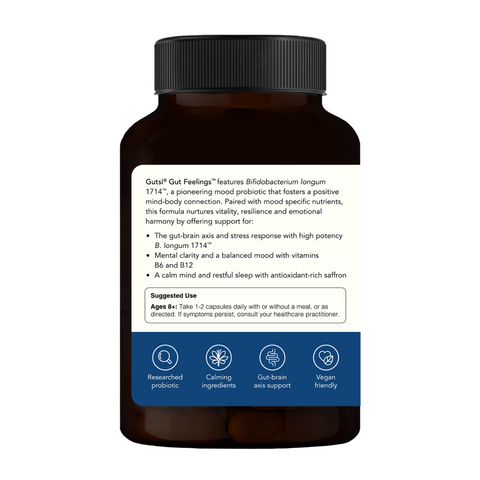 Gut Feelings™ Probiotic + Bs + Saffron | Gutsi