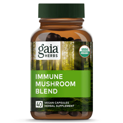 Immune Mushroom Blend 40s Capsules | Gaia Herbs