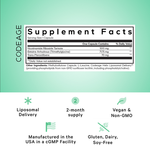 Liposomal Nicotinamide Riboside+ | Codeage