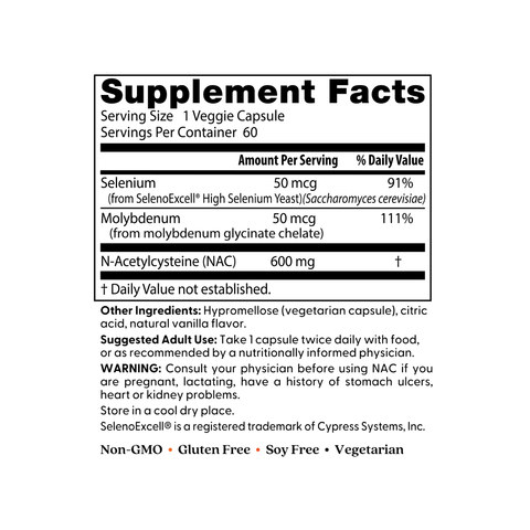 NAC Detox Regulators | Doctors Best