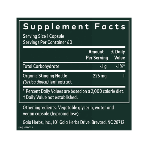 Nettle Leaf | Gaia Herbs