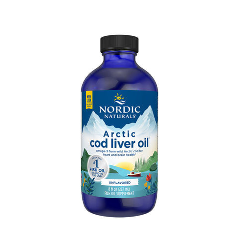 Arctic Cod Liver Oil Liquid Liquid 237 mL Unflavoured | Nordic Naturals