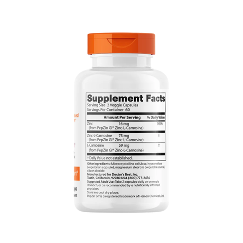 PepZin GI® Zinc-L-Carnosine Complex | Doctors Best