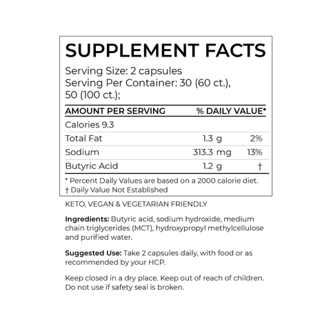 Sodium Butyrate | BodyBio