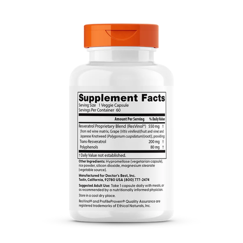 Trans-Resveratrol 200 | Doctors Best