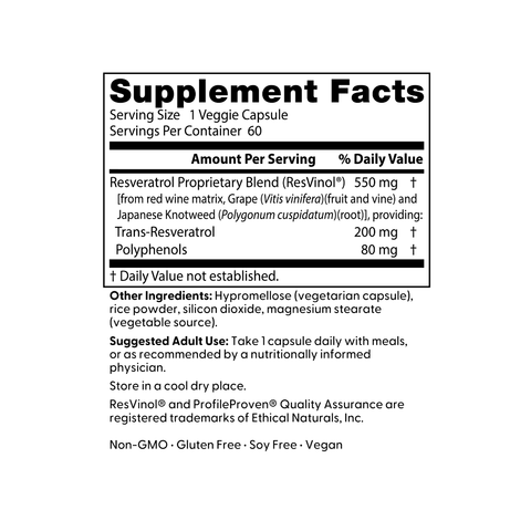 Trans-Resveratrol 200 | Doctors Best