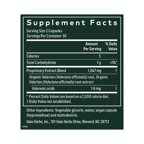 Valerian Root | Gaia Herbs