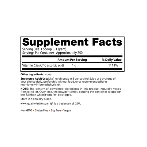 Vitamin C with Q®-C powder | Doctors Best