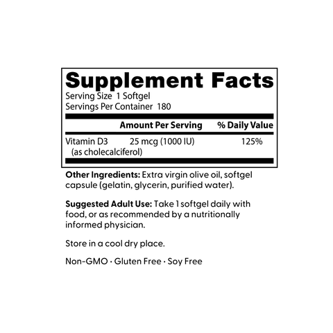 Vitamin D3 1000IU | Doctors Best