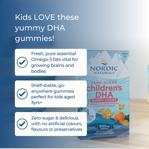 Zero Sugar Children's DHA Gummies | Nordic Naturals