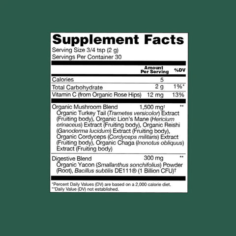 Gut Health Organic Mushroom Blend | Four Sigmatic